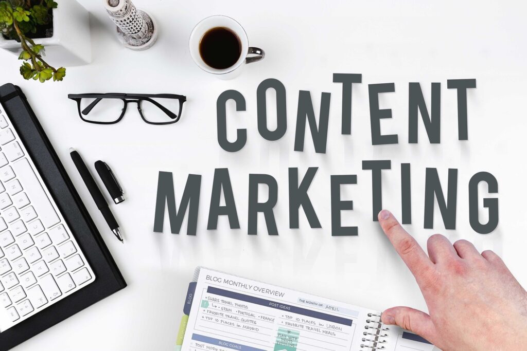 image is all about content marketing